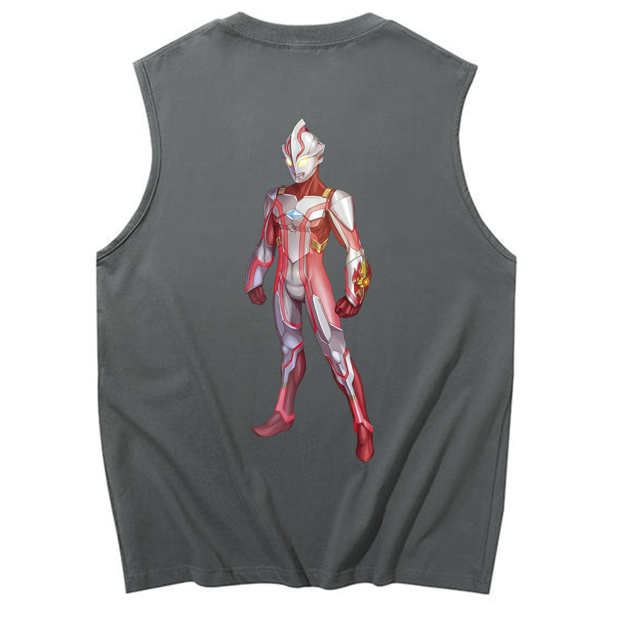 （画像用） ウルトラマン Ultraman コットン100％タンクトップ（背面プリント）